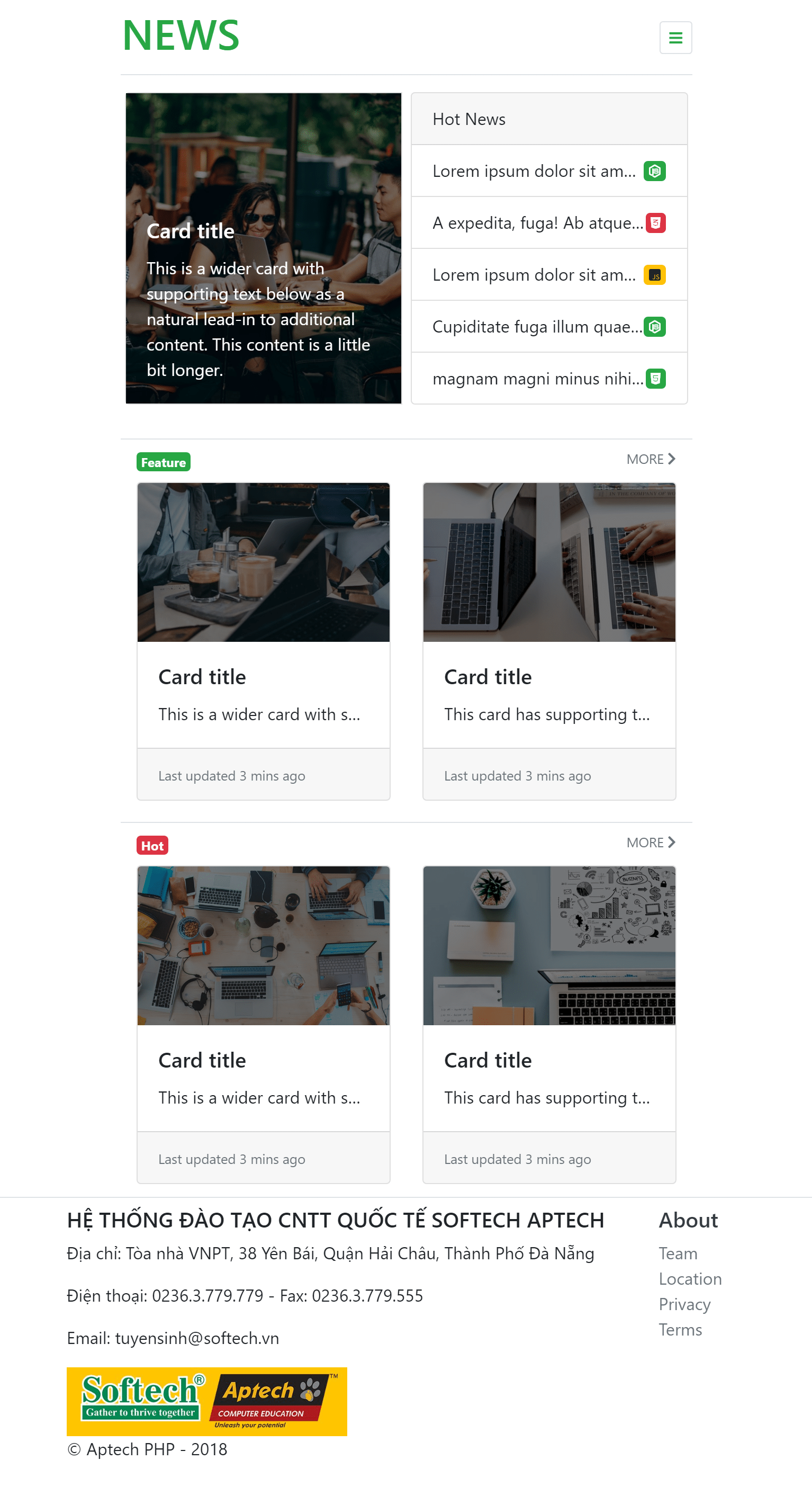 [HTML – Buổi 13] Cắt giao diện responsive từ file hình ảnh với HTML và Bootstrap 4