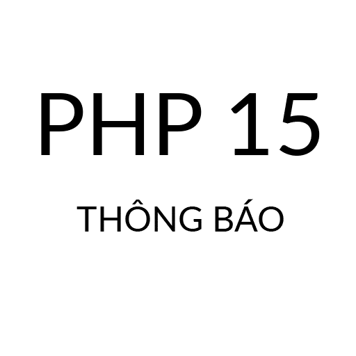aptech php 15 thông báo