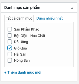 Hình Ảnh Chọn Danh Mục Sản Phẩm