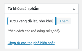 Hình Ảnh Thêm Từ Khóa Cho Sản Phẩm